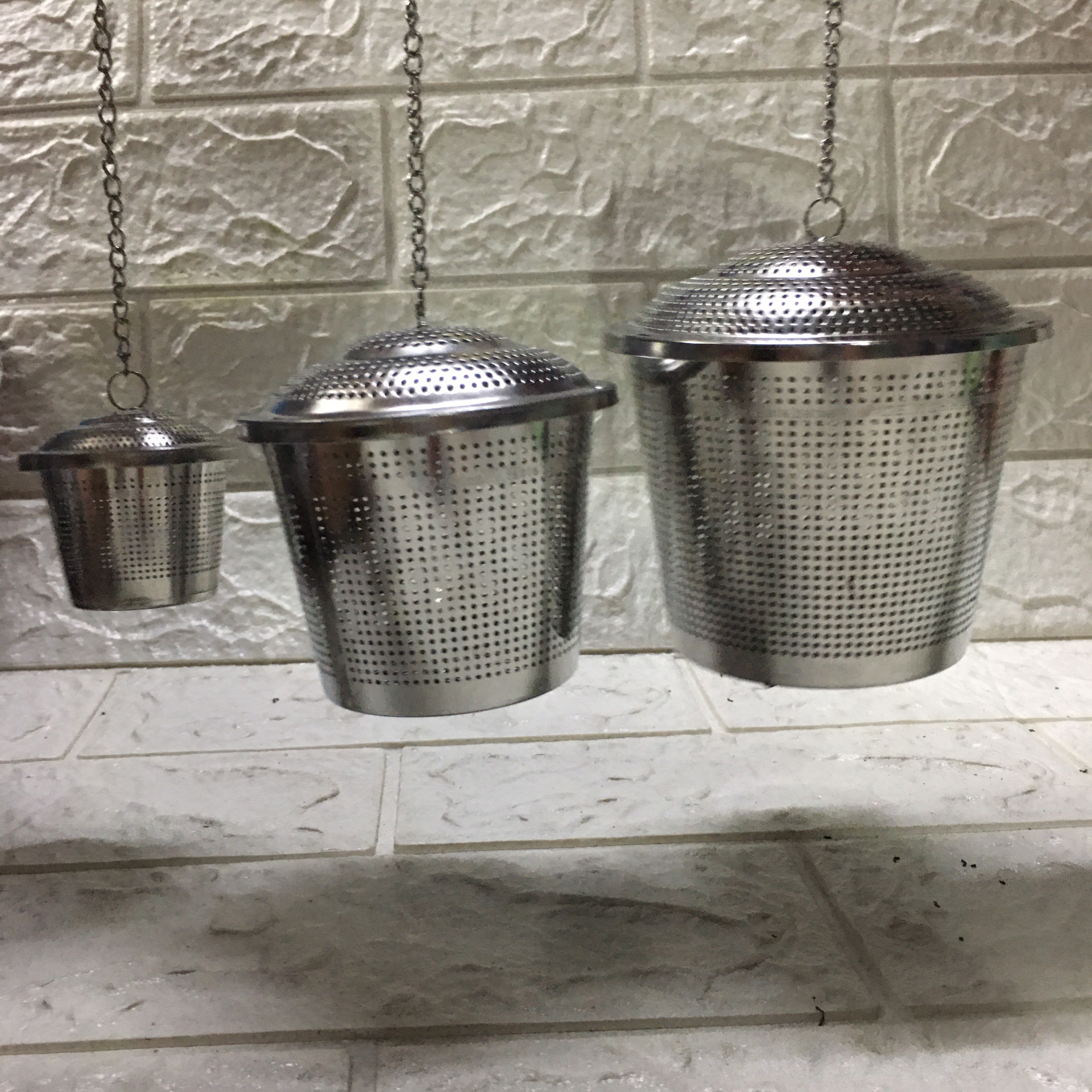 [HCM]Dụng cụ lọc trà thả ấm inox 304