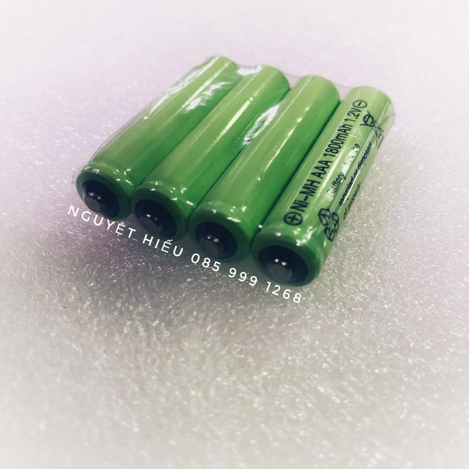 Pin cell vỉ 4 viên AAA NiMH 1.2V 1800mAh