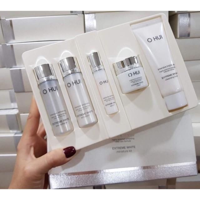 [HCM]Set Ohui Extreme white 5 món dưỡng trắng mờ nám tàn nhang ( mini )