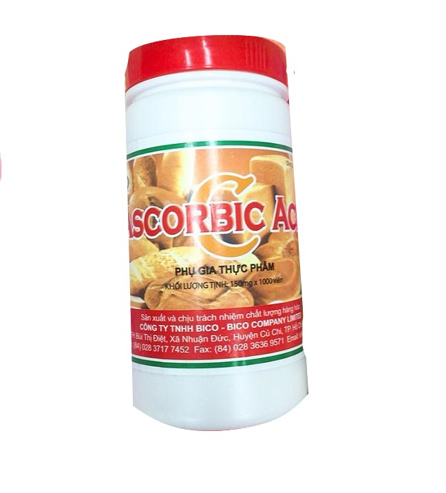 Phụ gia thực phẩm ascorbic Vitamin C Bico 150g