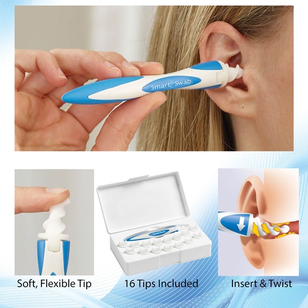 DỤNG CỤ LẤY RÁY TAI 16 ĐẦU SMART SWAB THÔNG MINH K LÀM TỔN THƯƠNG TAI