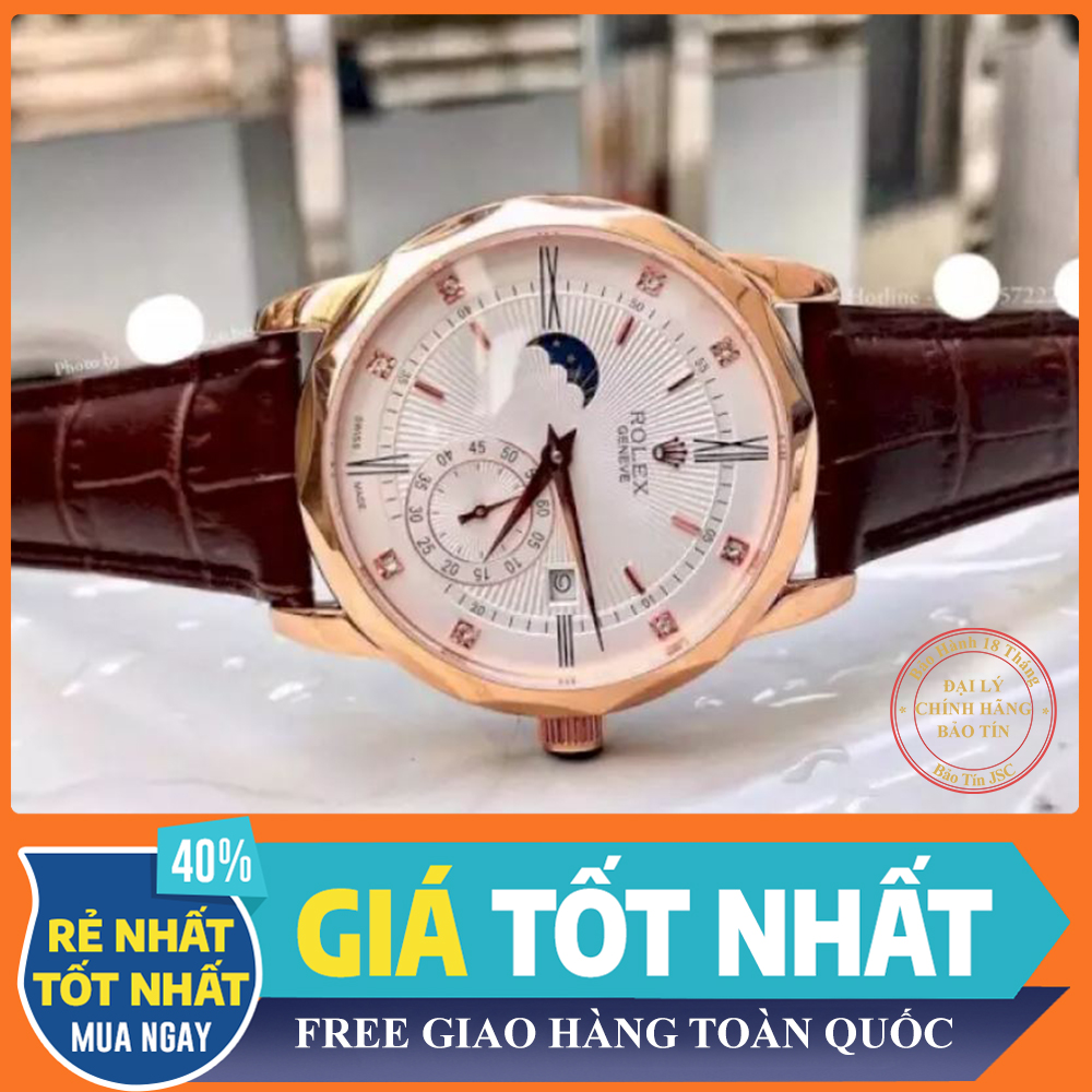 [ ĐỒNG HỒ BẢO TÍN ] Đồng Hồ Nam Lex762 Automatic Mặt Đá - Size 40mm + Thẻ Bảo Hành