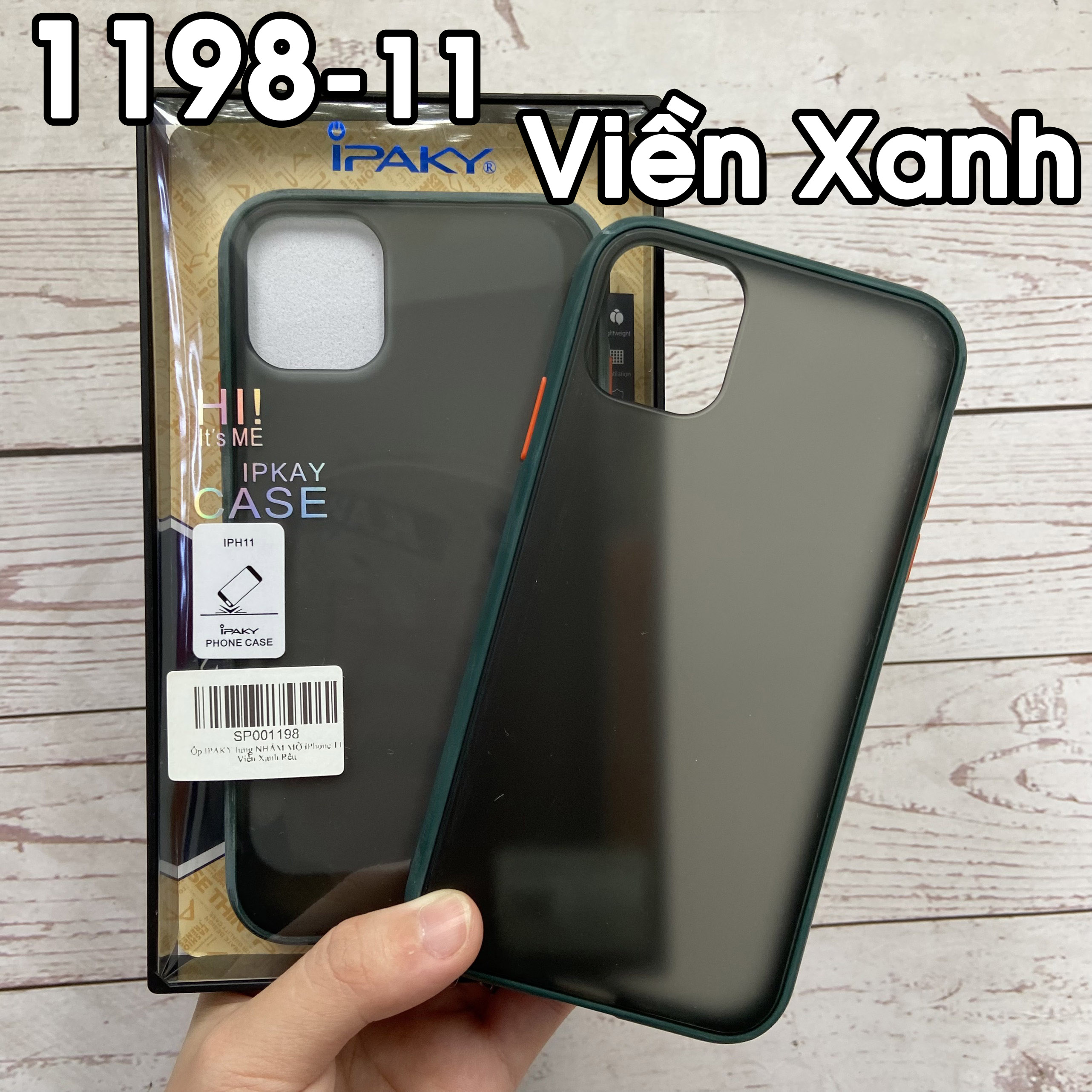[Hỏa Tốc HCM] Ốp lưng IPAKY iPhone XR/ 11/ 11 Pro/ 11 Pro Max - Mặt lưng NHÁM MỜ