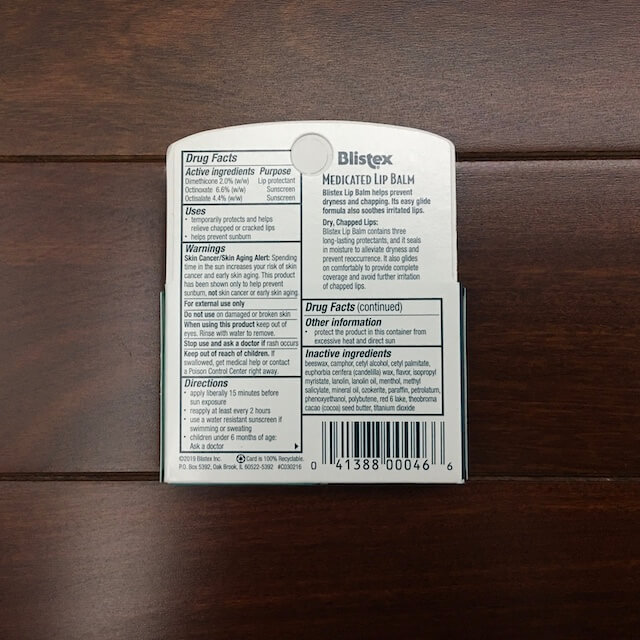 [HCM]Son dưỡng môi Blistex Medicated Lip Balm