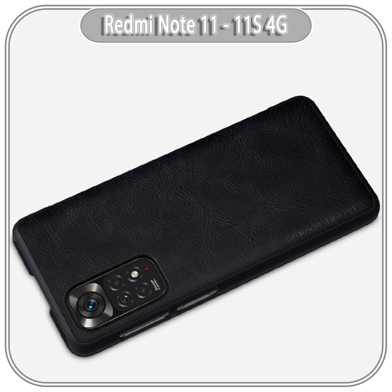 Bao da cho Xiaomi Redmi Note 11 - 11S 4G Nillkin Qin