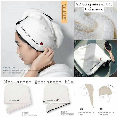KHĂN QUẤN TÓC, Ủ TÓC, LAU KHÔ THẦN THÁNH HOT HIT