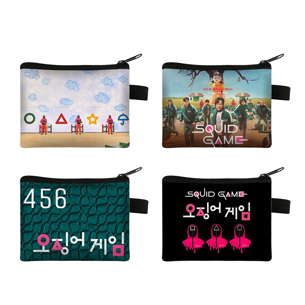 Ví thiết kế in hình Squid Game độc đáo kích thước nhỏ