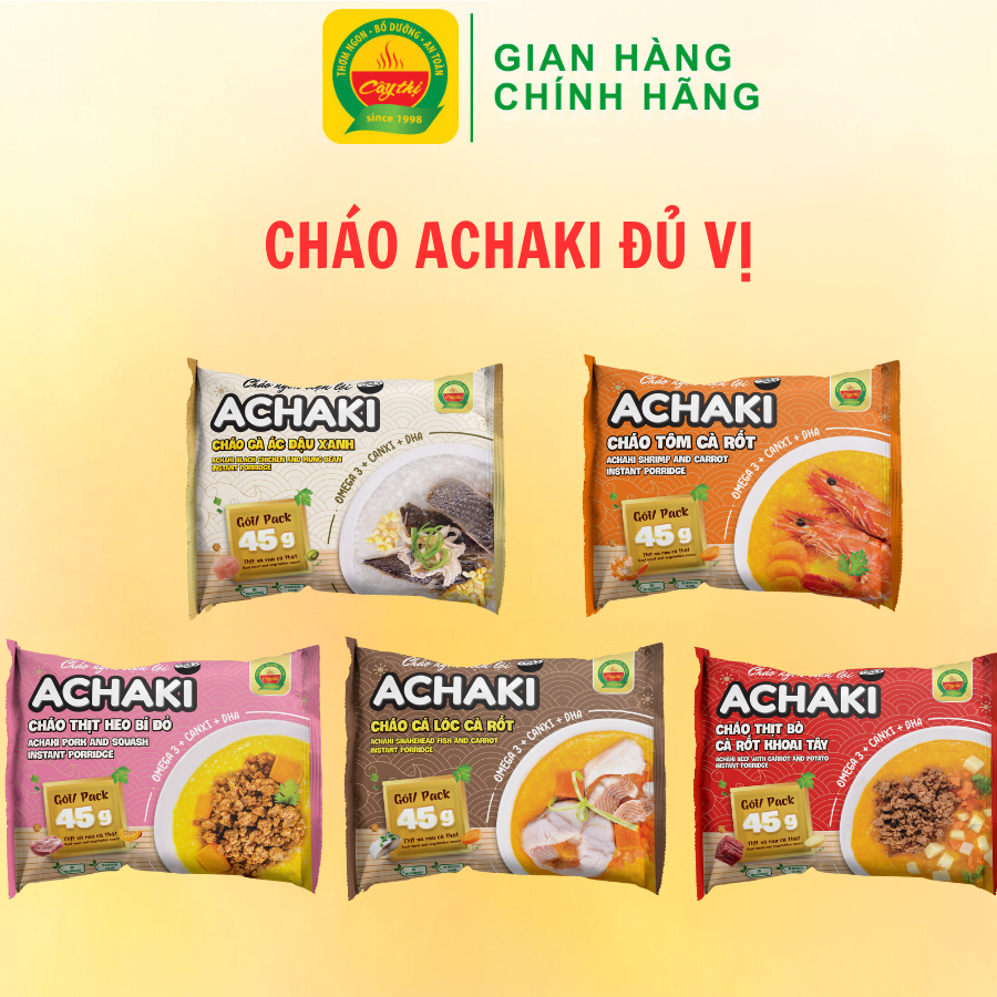Cháo Achaki Đủ Vị Cây Thị