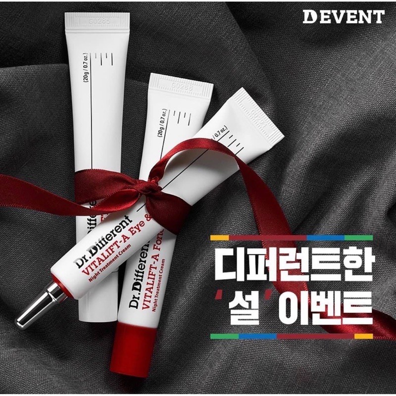 [Mẫu Mơi] Retinol Retinal Dr.Different Vita A Vitamin A Retinal 0,05 0,1 Hàn