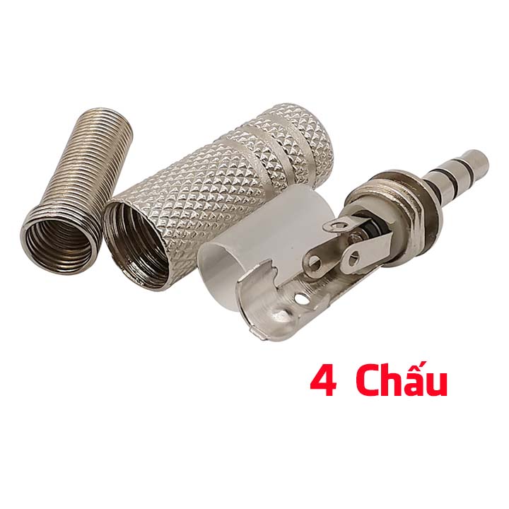 Đầu Jack Audio 3.5mm Mạ Kẽm