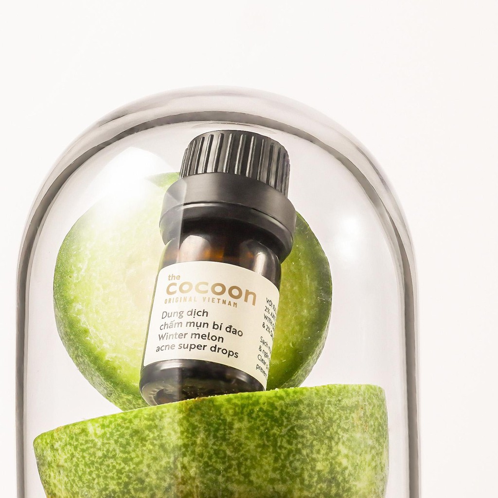 Dung dịch chấm mụn bí đao COCOON Winter Melon Acne Super Drops  5ml COCN03