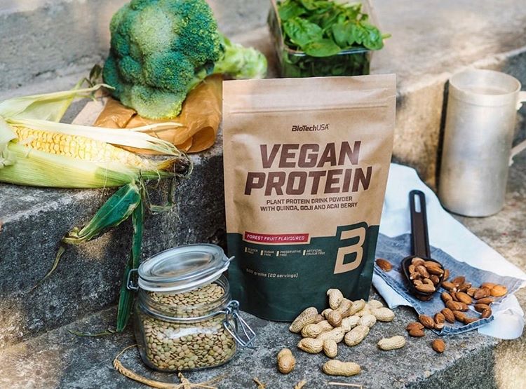 Whey Protein Thực Vật - Vegan Protein BioTechUSA 500g (T9/2025)
