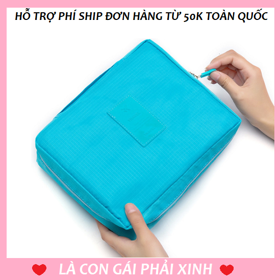 >> BÁO GIÁ TÚI ĐỰNG ĐỒ MỸ PHẨM ĐA NĂNG KHÔNG THẤM NƯỚC CÓ XÁCH TAY THÀNH NAM (23.5 X 21 CM) | Shopee Lazada Sendo Tiki mới nhất 56 Túi đựng mỹ phẩm xách tay Travel túi đựng đồ mỹ phẩm đa năng, chống thấm nước, kích thước 21x8x17cm