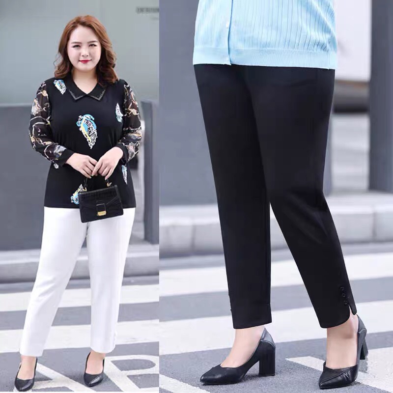 Quần bigsize vải co giãn lưng thun - Gb1122