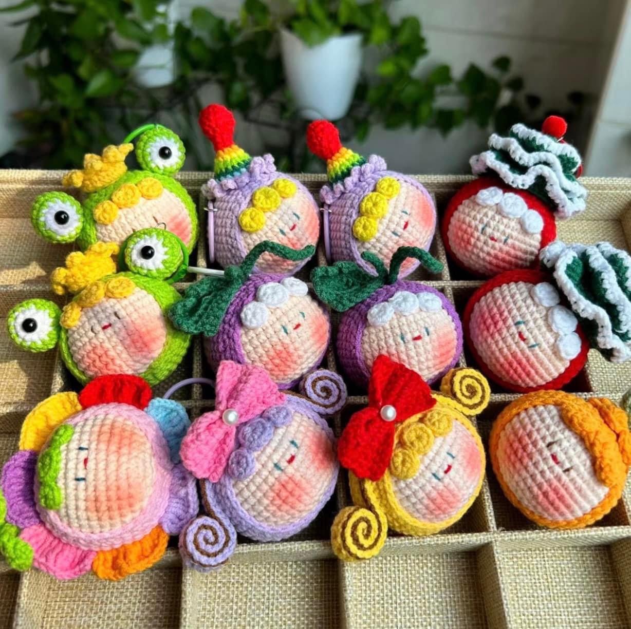 Móc khoá len mochi các loại (handmade100%)