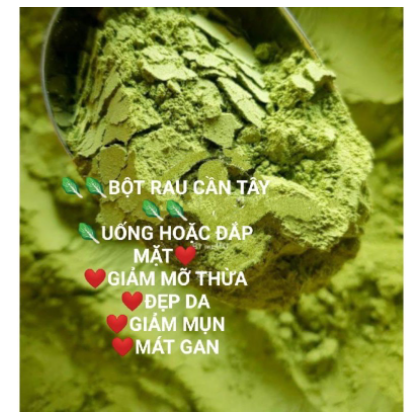 500gr bột cần tây sấy lạnh