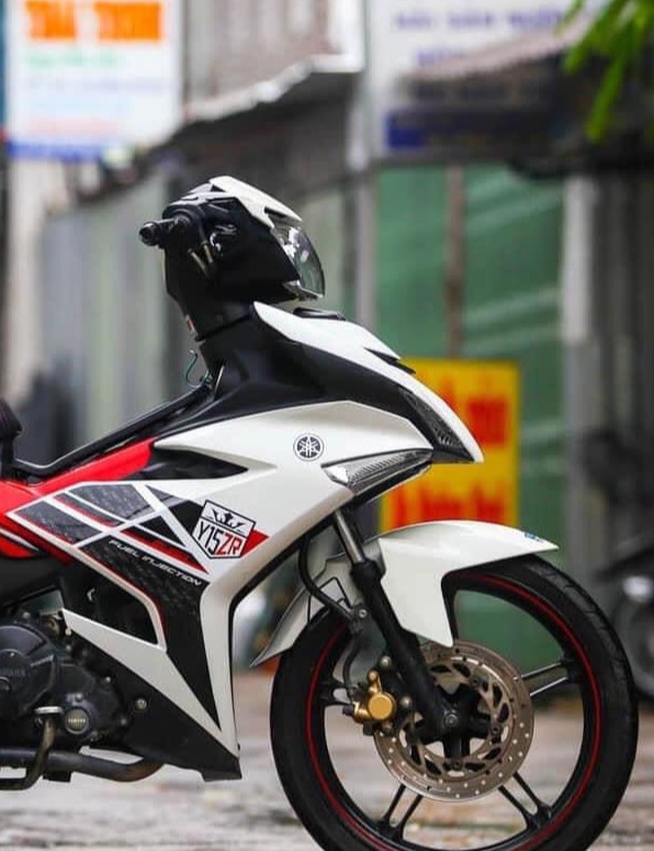 Tem Rời Ex Y15ZR 150 Dán Xe TRắng Đen