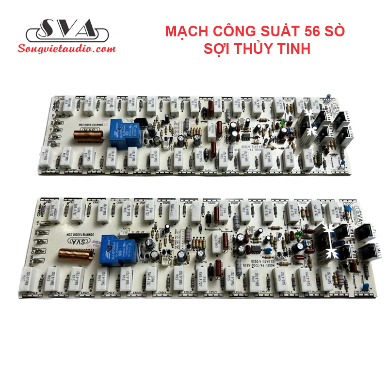 MẠCH CÔNG SUẤT 56 SÒ SỢI THỦY TINH 2 KÊNH (DÙNG LẮP MAIN 3U) - 1 CẶP