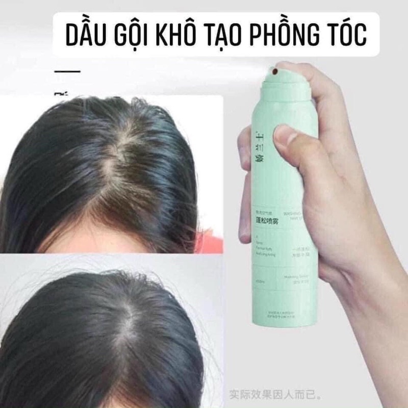 (150ml) Xịt Gội Khô Tóc Spes Mùi Thơm Dễ Chịu