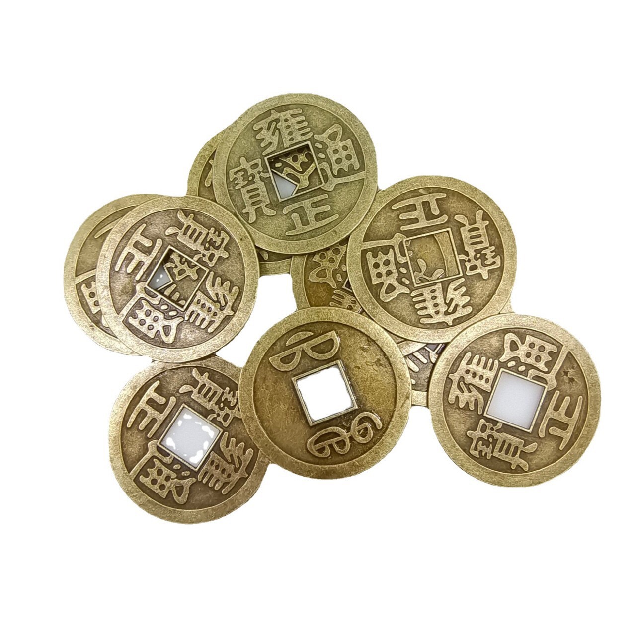 Tiền xu âm dương chiêu tài