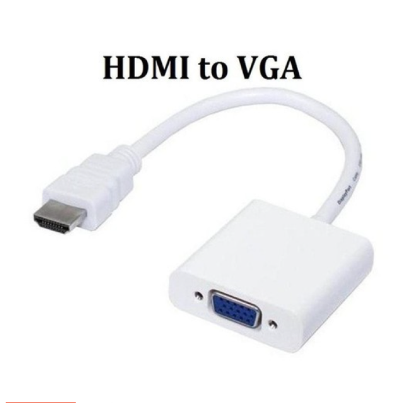 Bảng giá Dây Cáp HDMI to VGA, Cáp Chuyển HDMI sang VGA Cho PC,laptop, Máy Chiếu Cao Cấp Độ Dài 20CM Phong Vũ