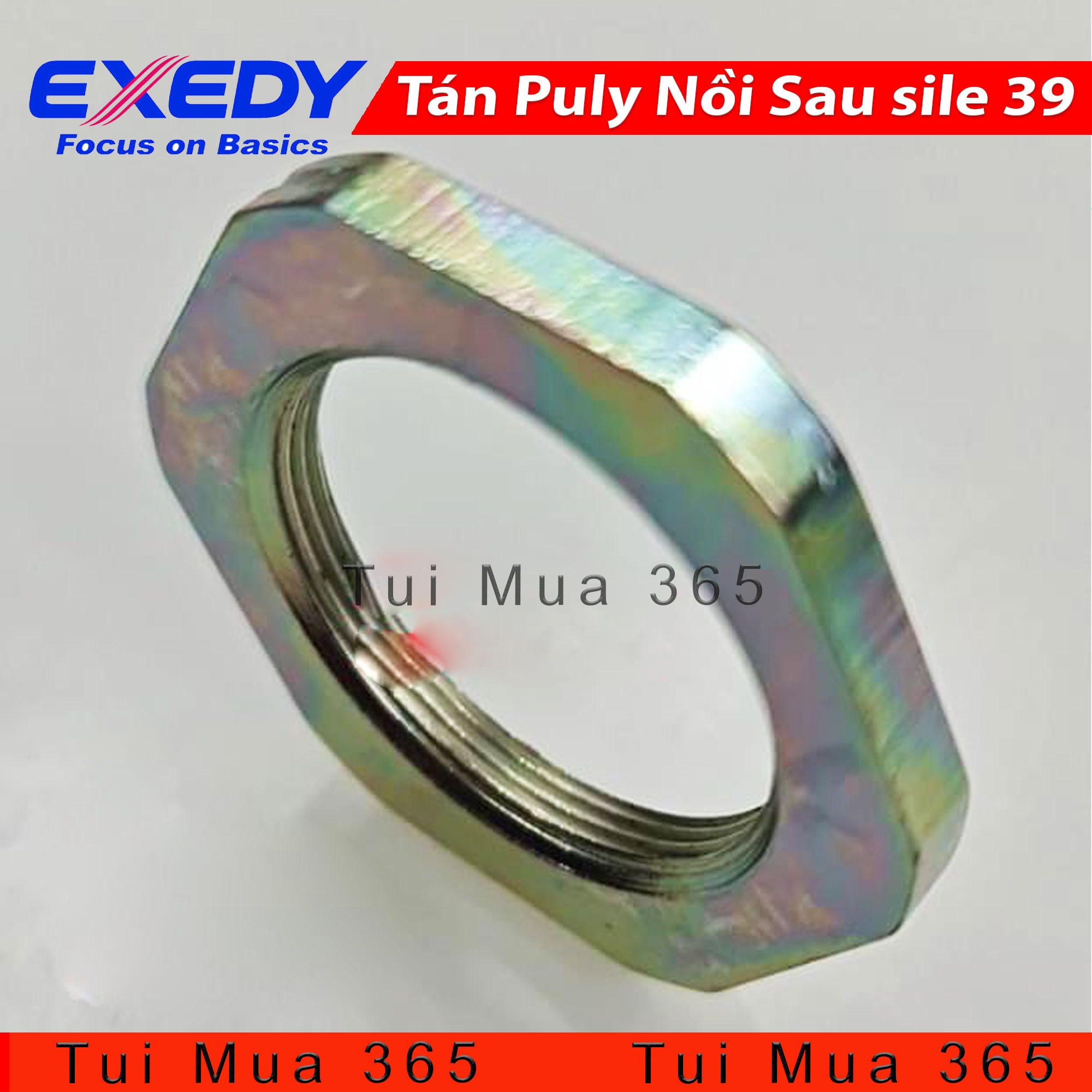 Ốc tán Puly nồi sau tay ga Honda size 39