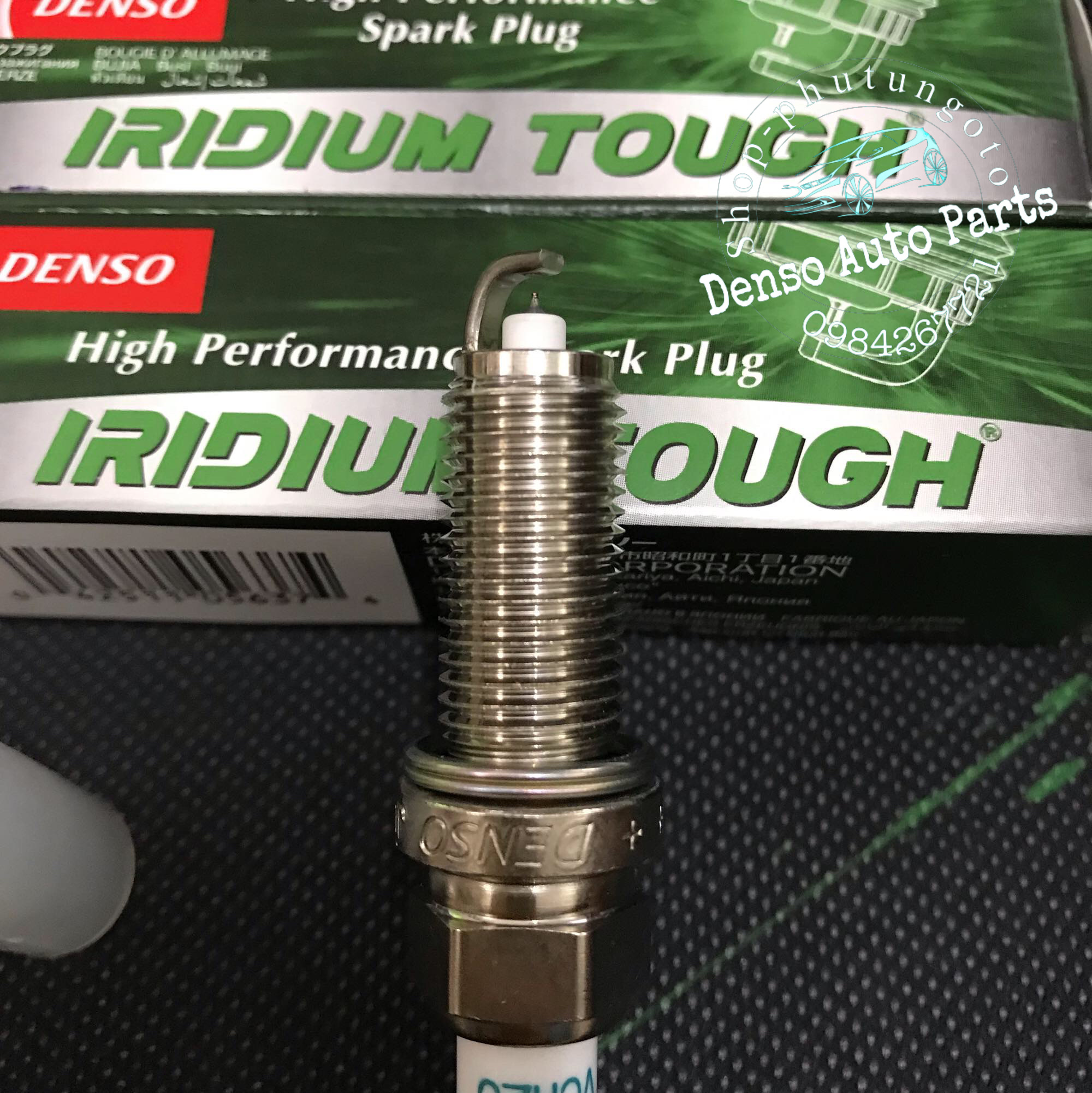 Bugi iridium Tough Denso VCH20 dành cho xe (Mazda 2,3,6,CX5, Vios, Atlis đời mới)