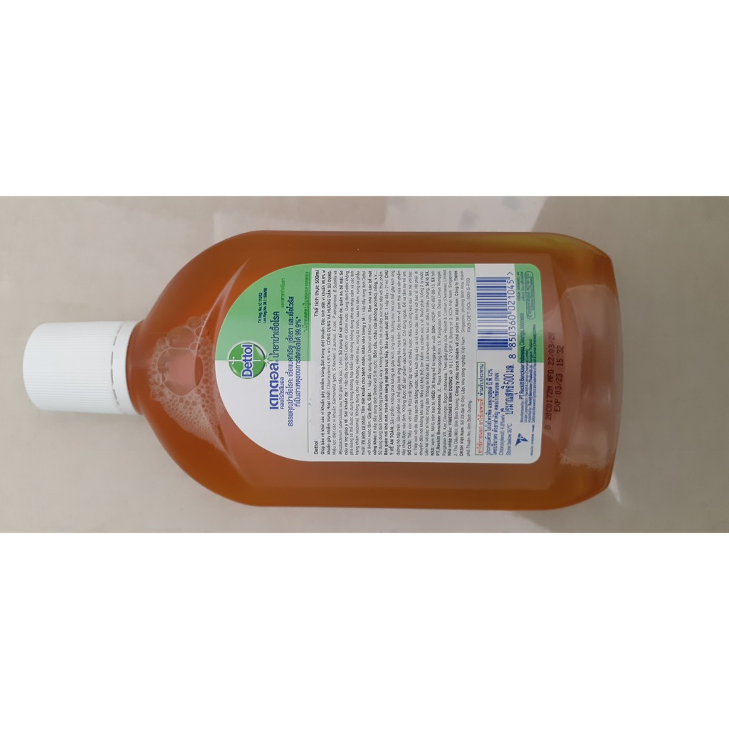 Dung dịch khử trùng  và sát khuần Dettol 500ml