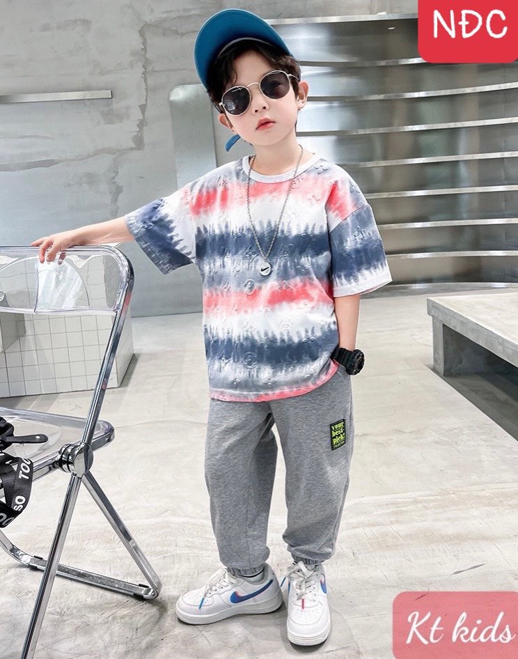[SIZE ĐẠI+CỒ] SÉT BỘ THUN QUẦN DÀI BÉ TRAI