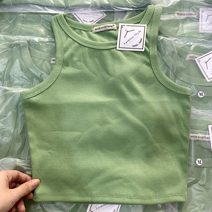 Áo croptop nữ ba lỗ nhiều màu summer - tharo clothing -