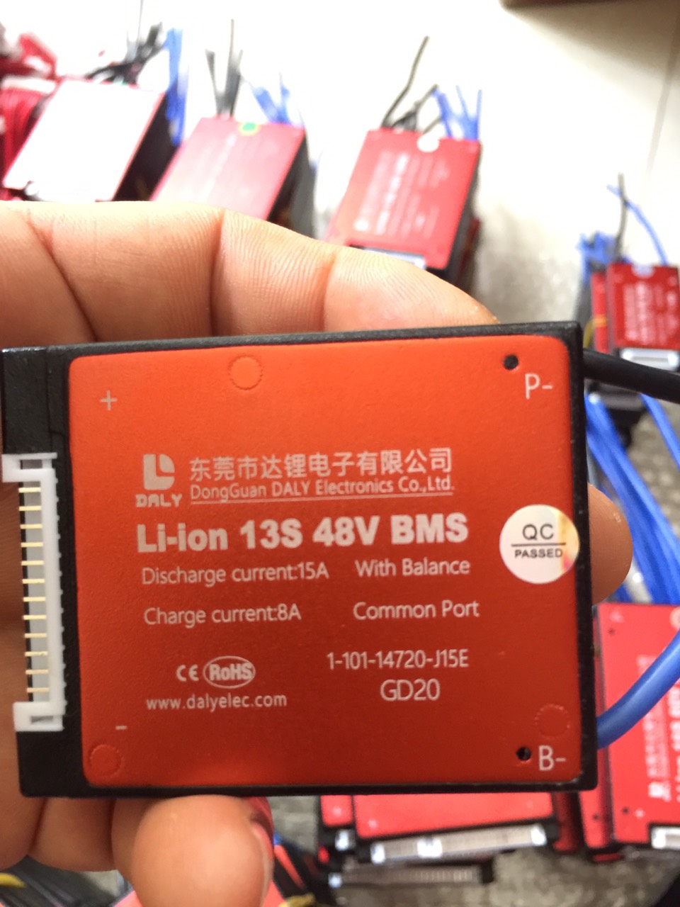 Mạch bảo vệ pin lithium Li On 13S 48V 15A