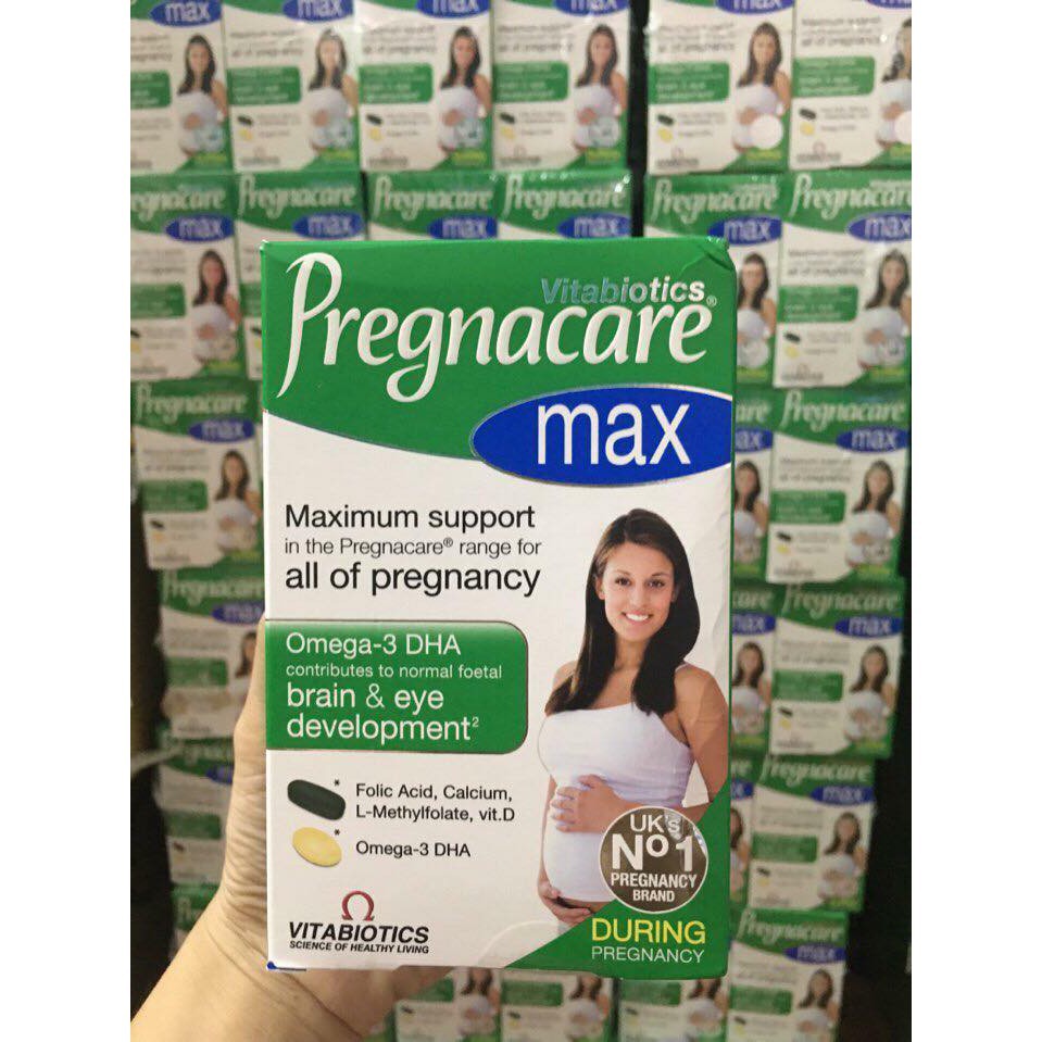 [HCM][ CHÍNH HÃNG UK] Vitamin Bà Bầu Pregnacare Max 84 Viên (mẫu Mới)