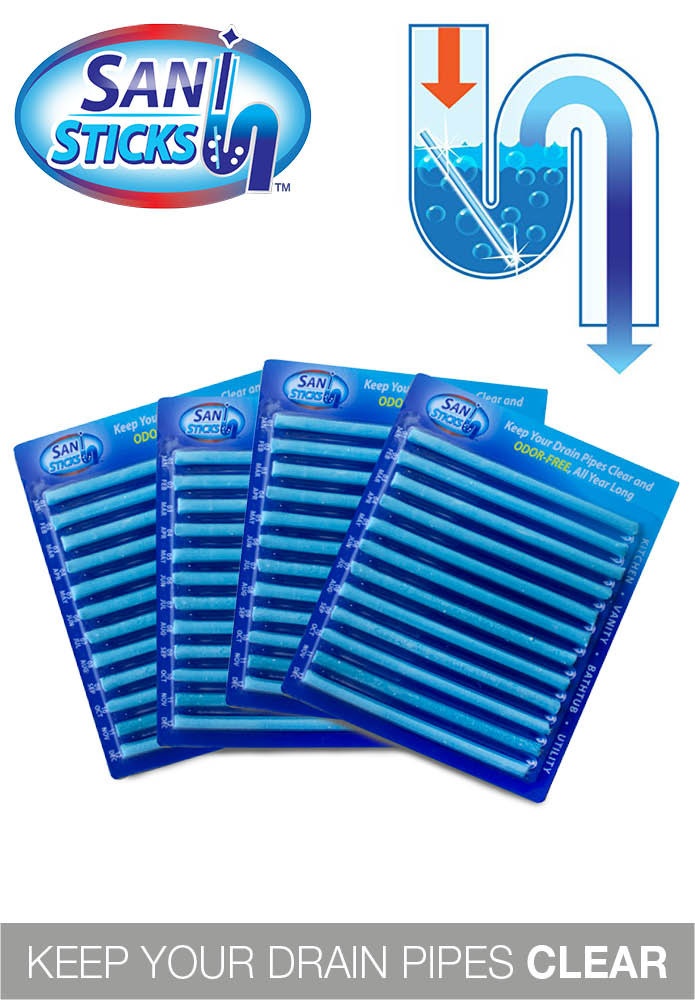 Vĩ 12 que thông cống que thông tắc cống sani sticks hiệu quả