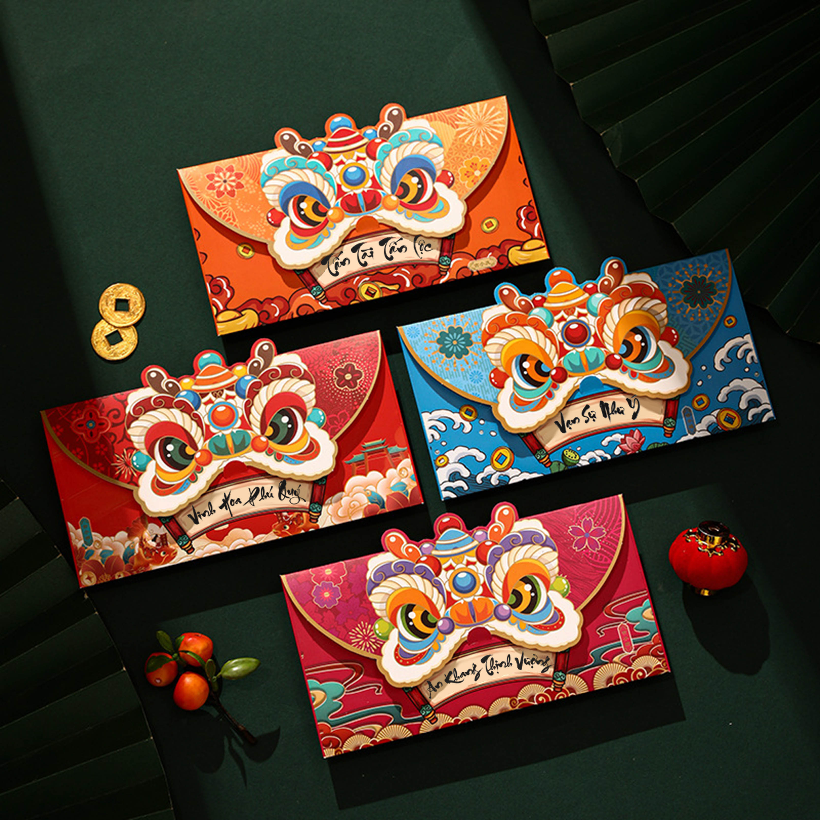 SỈ 100 BAO LÌ XÌ KỲ LÂN HOT