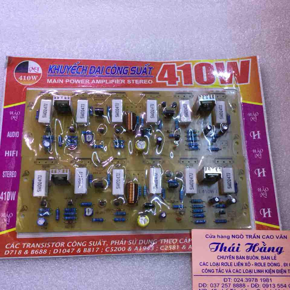 Mạch Khuếch đại công suất 410 W