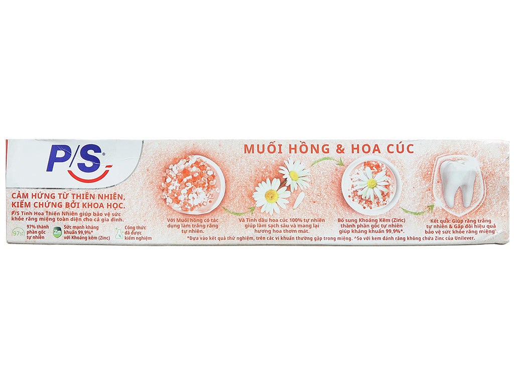 [HCM GIAO 2H]Kem đánh răng P/S Muối hồng & Hoa cúc 230g