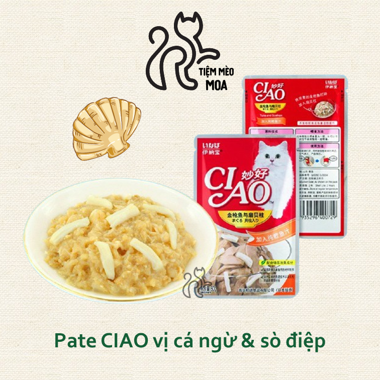 Pate Ciao-pate for cats 60gram-cat shop Moa