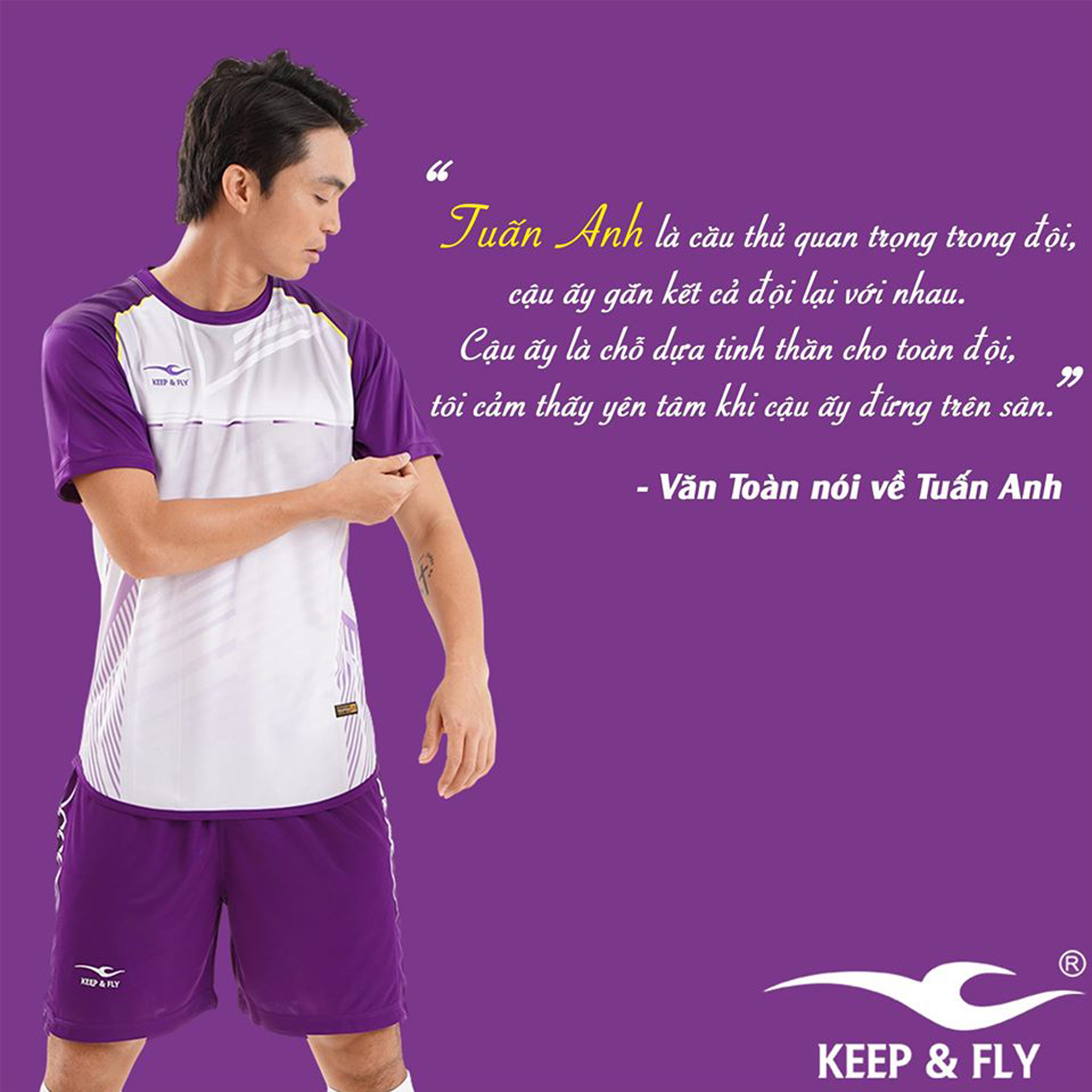 Áo bóng đá keep and fly Warrior 1 bộ