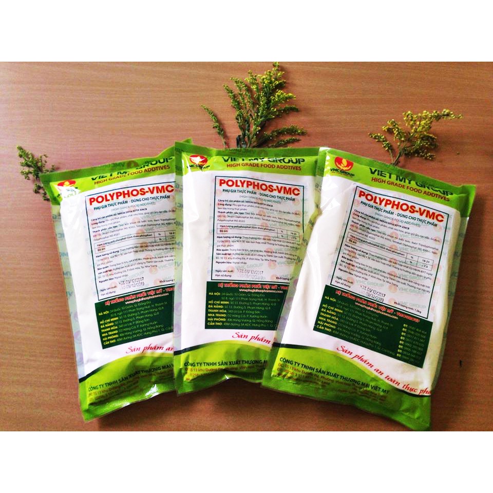 Phụ gia làm chả mực Hạ Long giòn dai thơm ngon POLYPHOS -VMC
