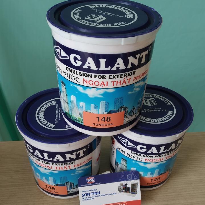 Sơn nước ngoại thất Galant màu gạch 148 1kg