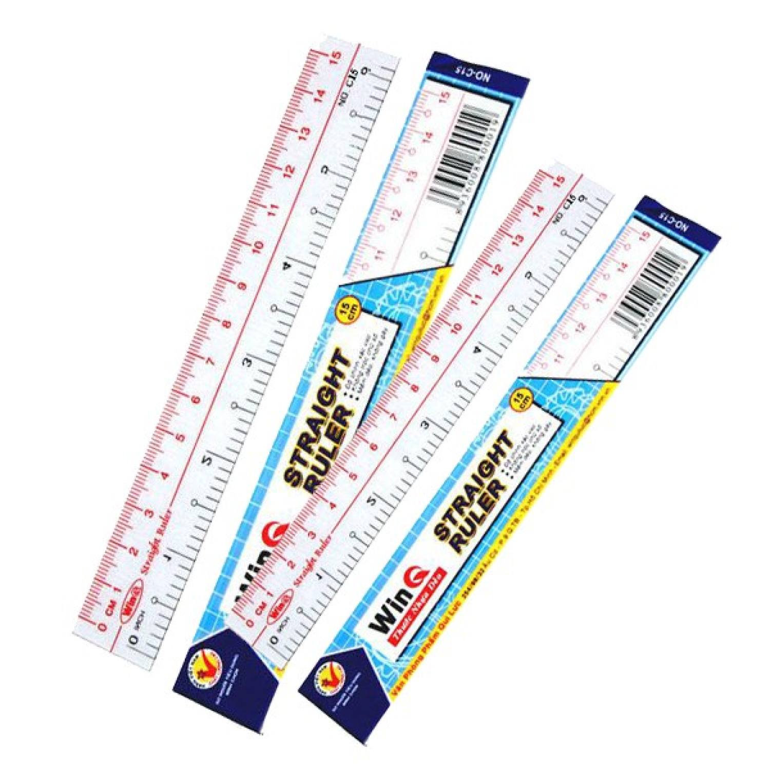 Combo 2 cây thước kẻ dẻo winq 15, 20 cm