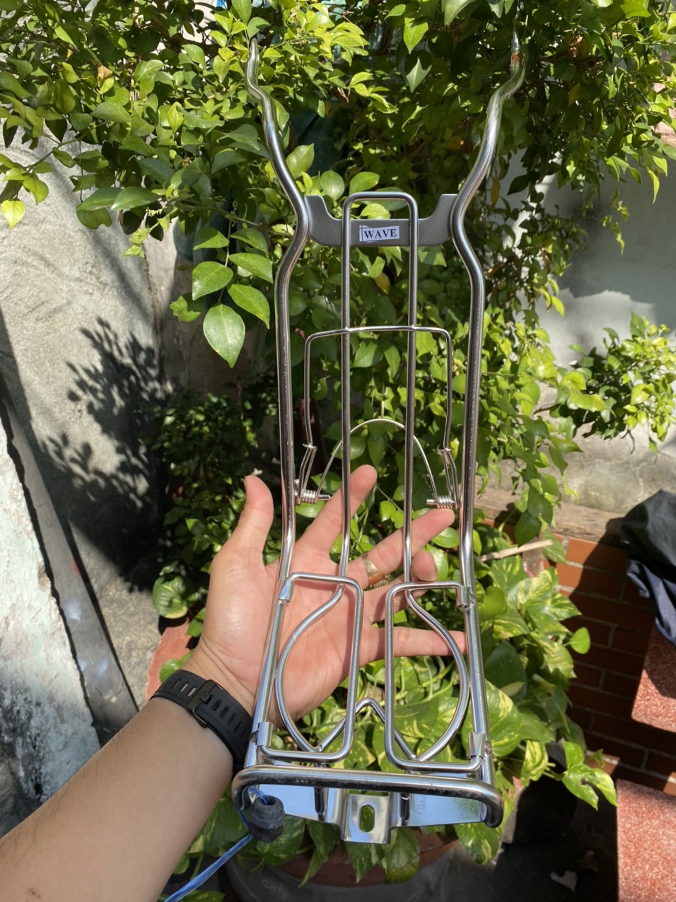 Baga Wave nhỏ, Baga xuồng Wave nhỏ Inox 10li phụ kiện Wave nhỏ