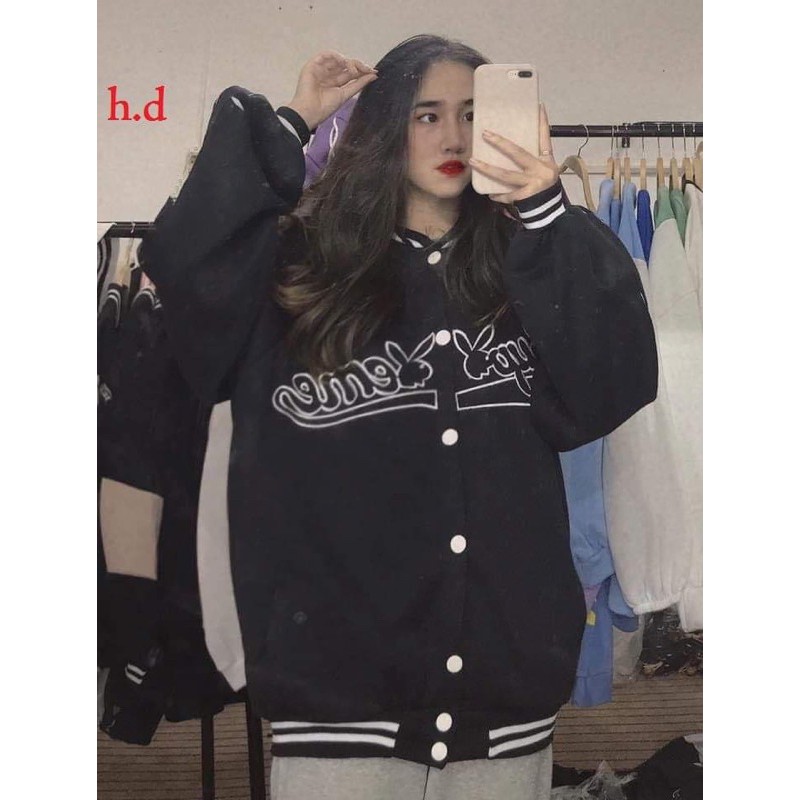 SIÊU PHẨM ÁO KHOÁC BOMBER THỎ SUP CỰC ĐẸP