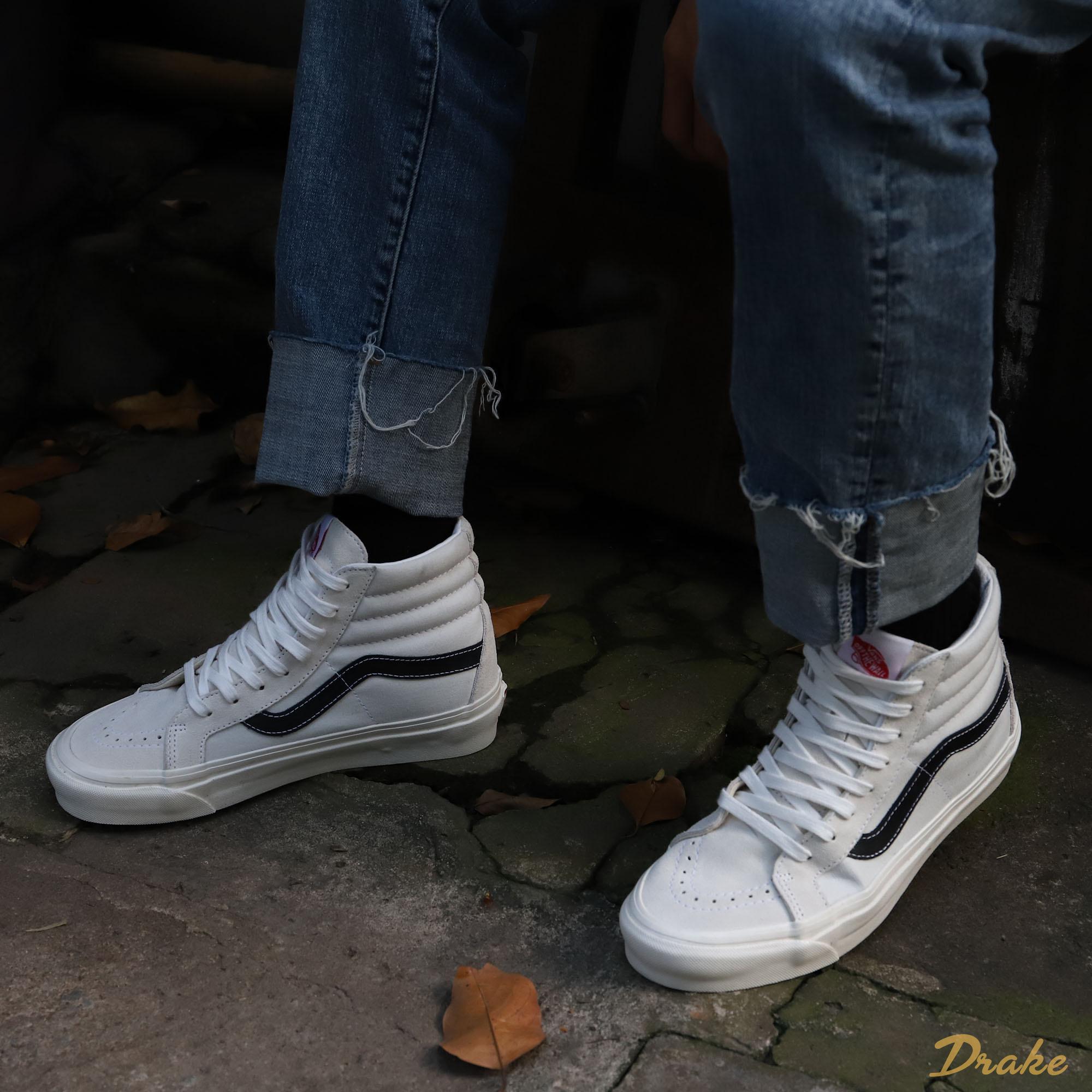 Vans Unisex SK8-HI 38 DX ANAHEIM FACTORY (White)