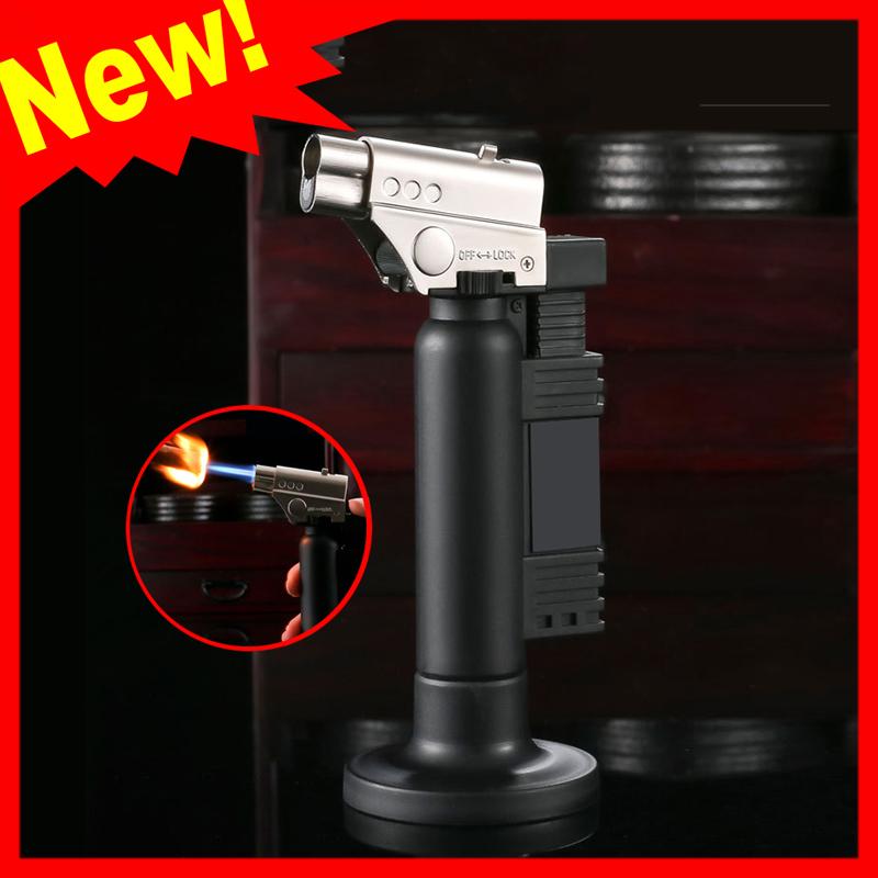 Hộp Quẹt Bật Lửa Khò Để Bàn Honest 1 Tia Cực Mạnh, Sử Dụng Gas Cao Cấp (KHÔNG CHỨA XĂNG GAS)