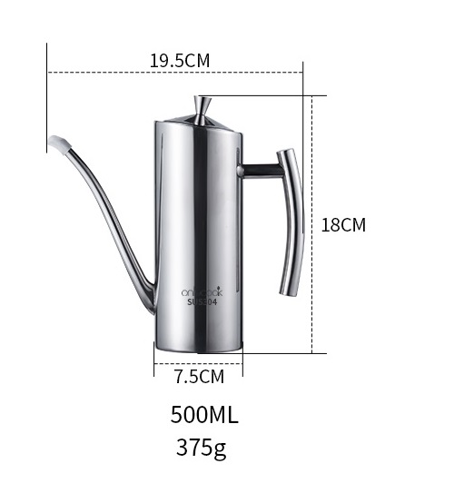 Bình đựng nước chấm, gia vị inox 304 cao cấp