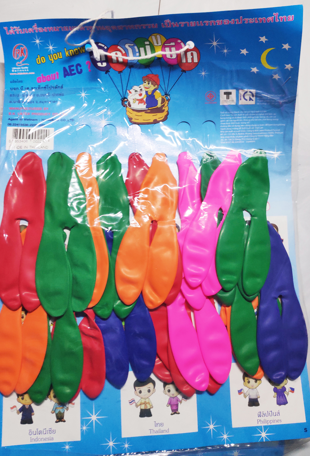 Bong Bóng Trang Trí Trái Tim, Tròn, Dài, Tai Thỏ