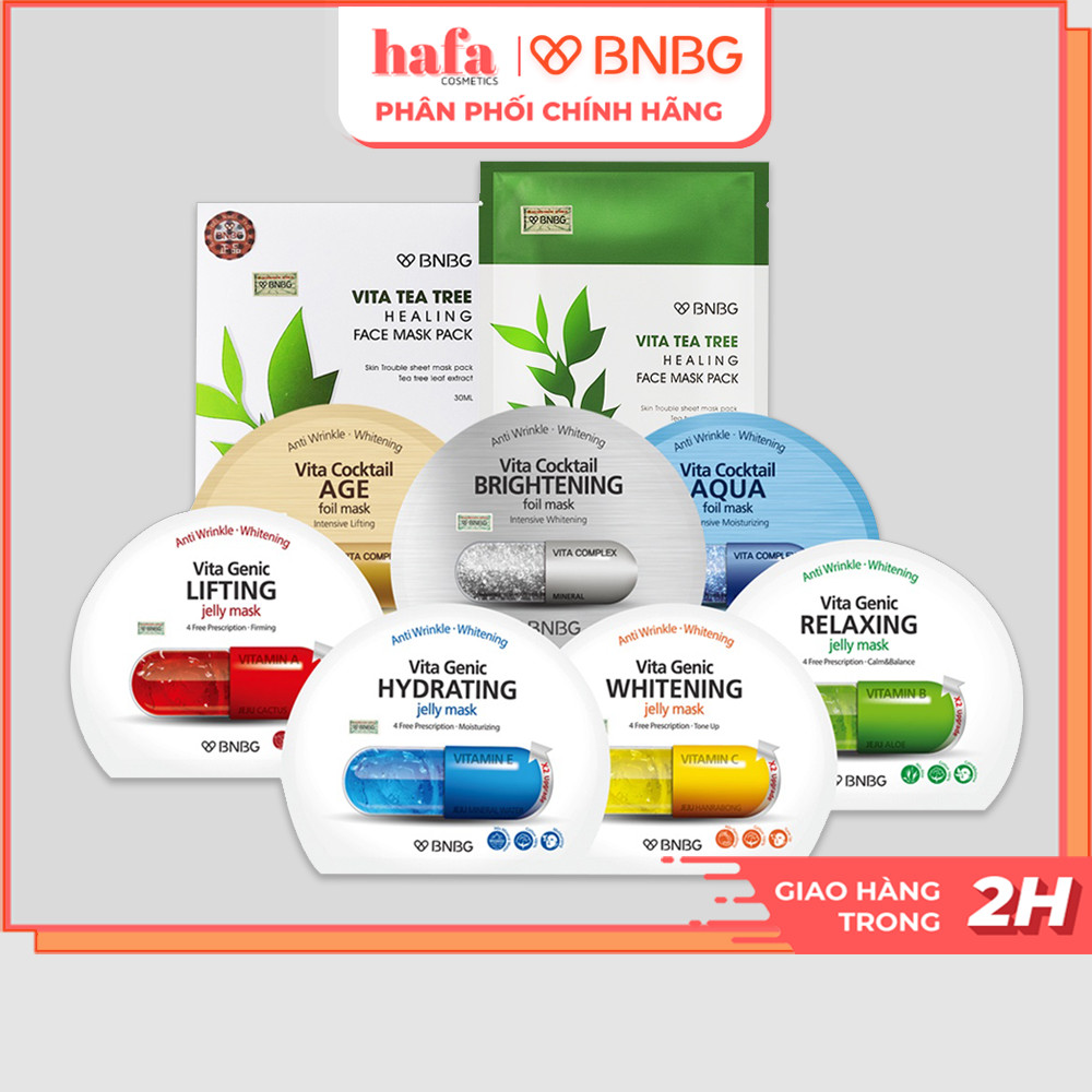 Combo 10 Mặt Nạ Dưỡng Da Toàn Diện BNBG Mask