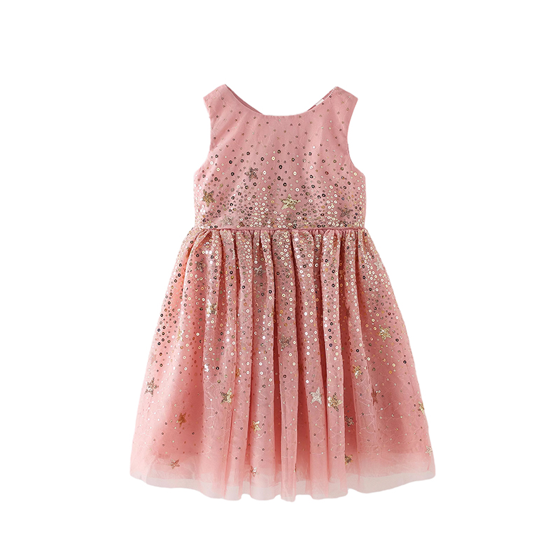 Đầm hồng sequin ngôi sao H&M