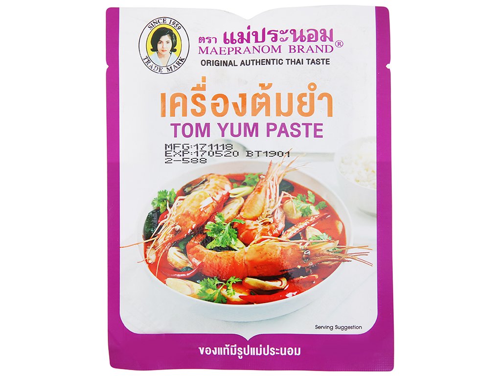 Sốt lẩu thái Maepranom Tom Yum Paste